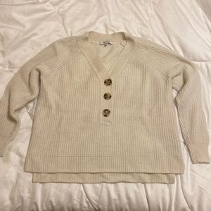 Madewell Lightweight Sweater with Buttons